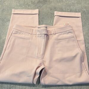 Betabrand XL light pink Easy Crop Trouser | Straight